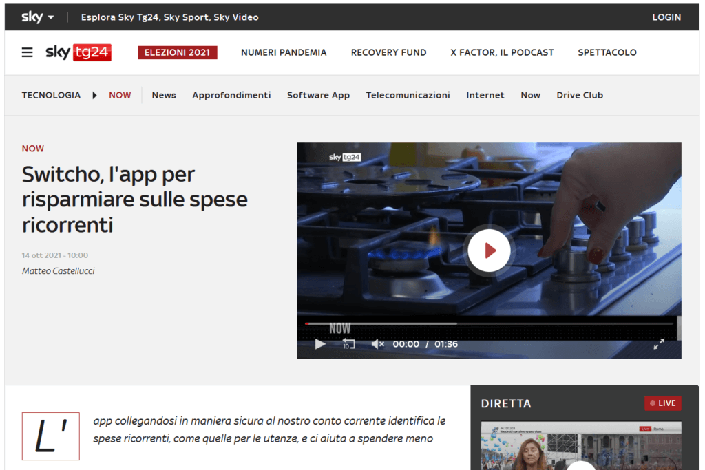 Switcho, l'app per risparmiare sulle spese ricorrenti (Sky TG24)
